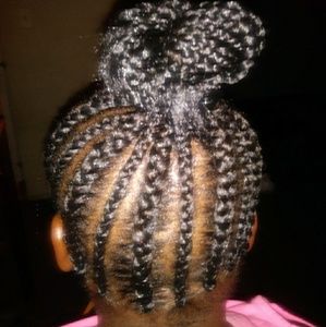 Kids ponytails